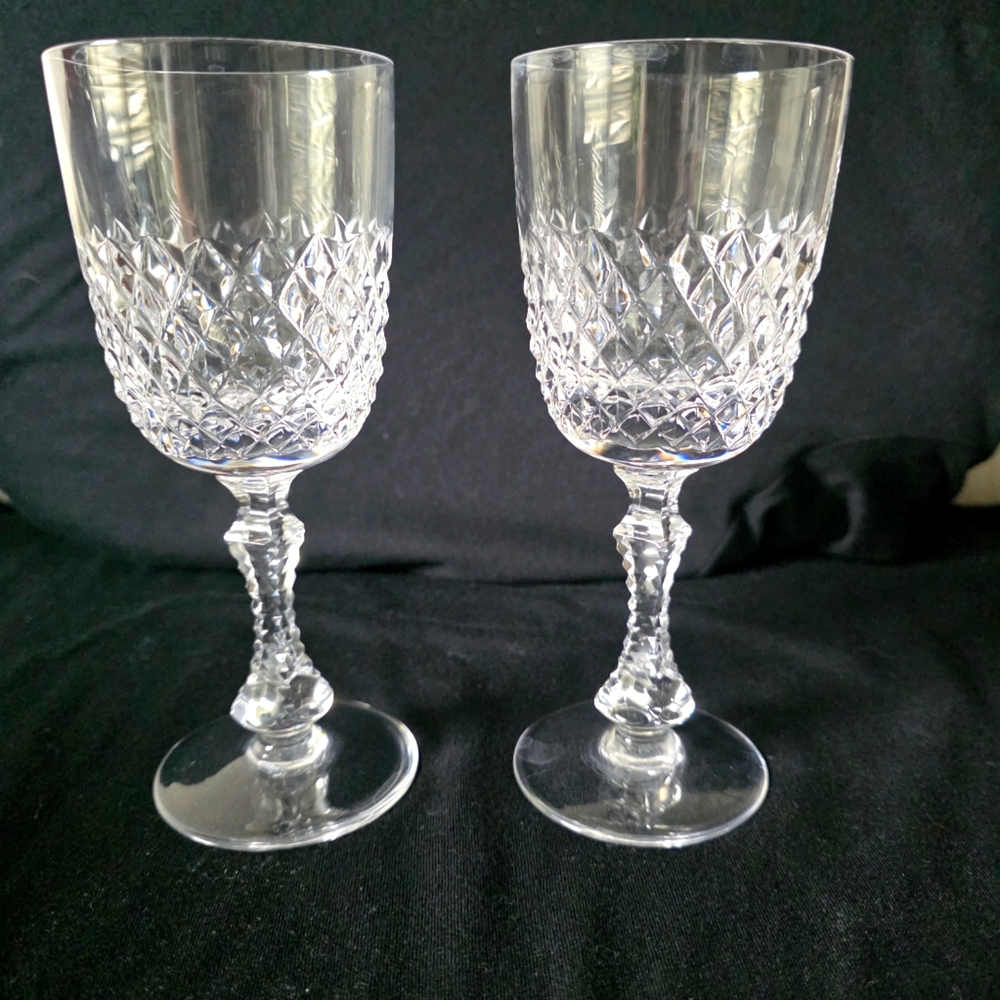 VTG Parma By Josair Crystal Wine Glasses - Set of 2